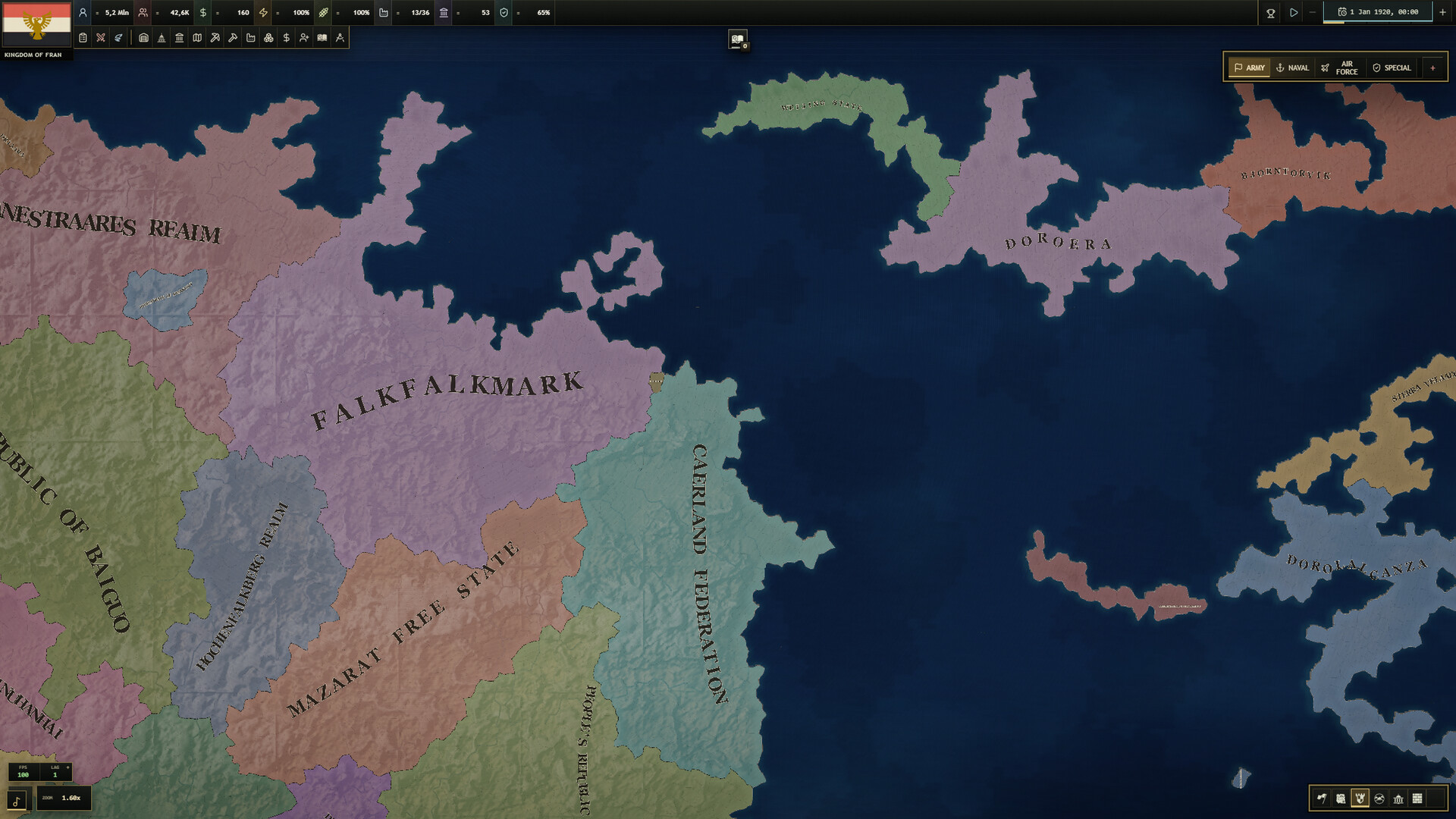 A large procedural political world in STATO